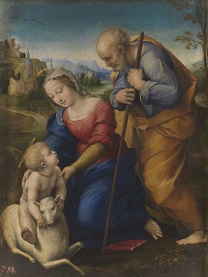 "The Holy Family with a Lamb," Raphael (1507)